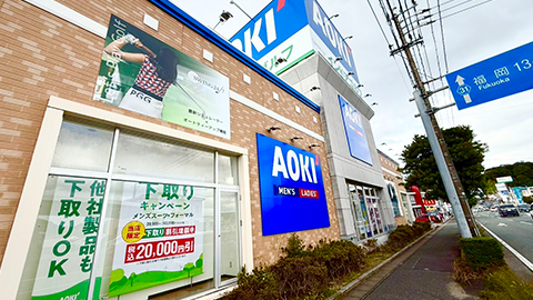 室内ゴルフ練習場SWING24/7福岡春日店の外観